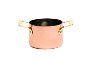 Mini casserole en cuivre et inox Comas double paroi - diamètre 9cm