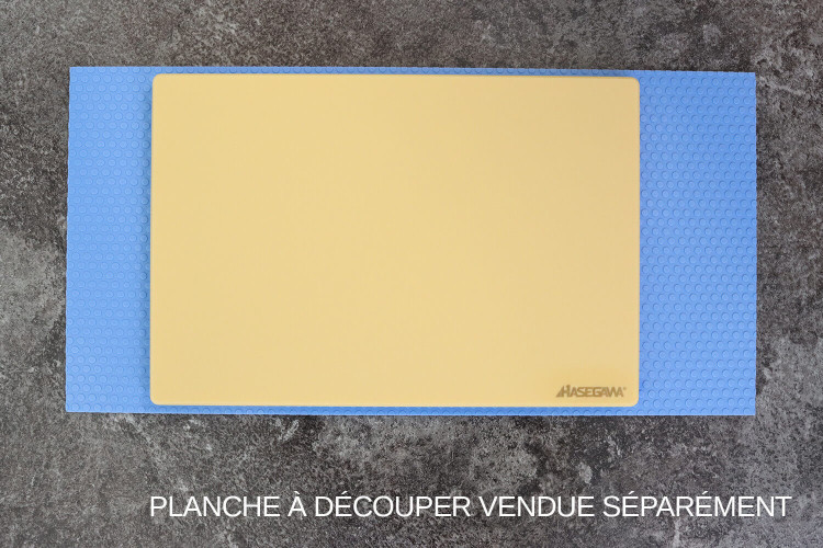 Tapis antidérapant Hasegawa bleu pour planche à découper - Compatible lave-vaisselle