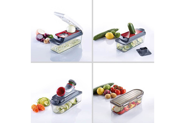 Coupe légumes manuel multifonction Westmark Dicer Star Plus - 12 pièces