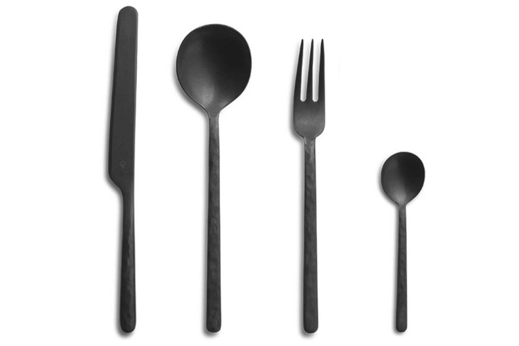 Ménagère 24 couverts Culter Kodai Vintage Black tout inox