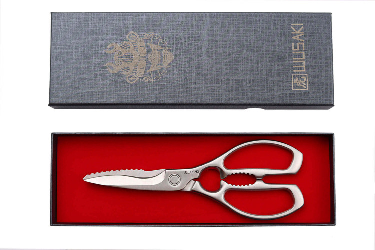 Ciseaux de cuisine multifonction Wusaki tout inox - 22,5cm