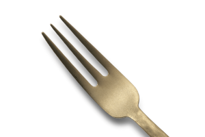 Ensemble de 12 fourchettes de table Culter Kodai 3 dents XL tout inox - 19,5cm 2