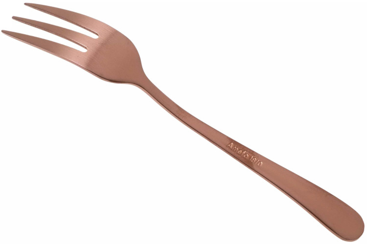 Set de 6 fourchettes à gâteau Amefa Austin tout inox - 14cm