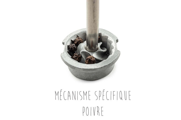 Moulin à épices Peugeot Paris Specials Chef U Select en acier inox 22cm