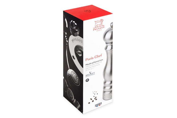 Moulin à épices Peugeot Paris Specials Chef U Select en acier inox 22cm