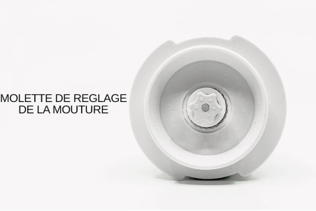 Moulin électrique Finamill PRO Plus rouge - 2 capsules pour broyer