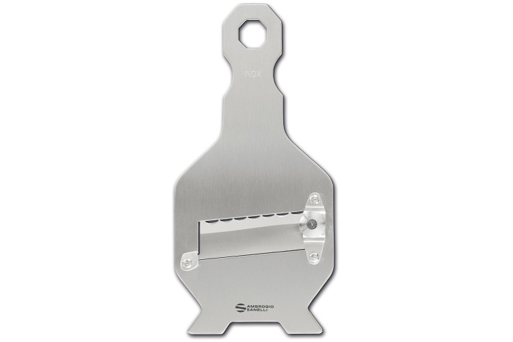 Mandoline à truffe Ambrogio Sanelli tout en acier inox lame dentée - 0,2 à 3mm