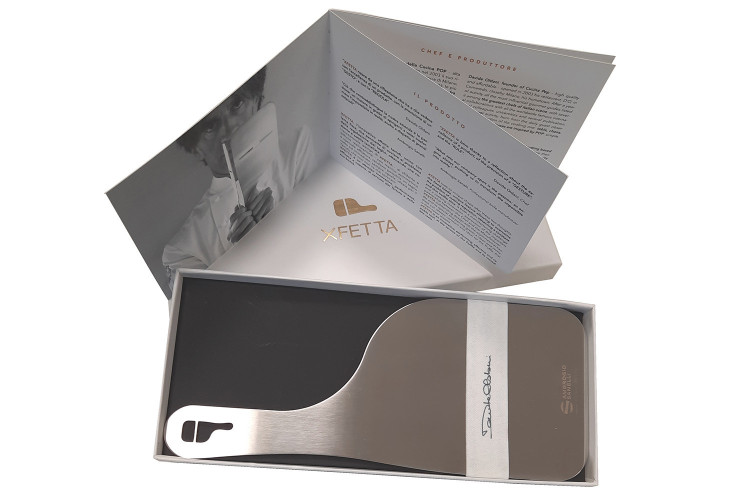 Mandoline à truffe Ambrogio Sanelli XFETTA en acier forgé Nitro-B monobloc
