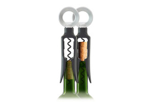 Tire-bouchon vis sans fin Pulltex vinOline - coloris noir 2