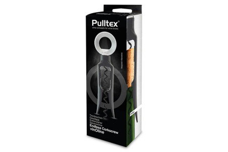 Tire-bouchon vis sans fin Pulltex vinOline - coloris noir