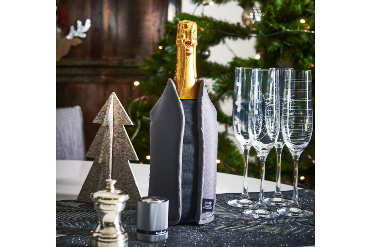 Accessoires champagne Peugeot Bubbles : Rafraîchisseur + bouchon