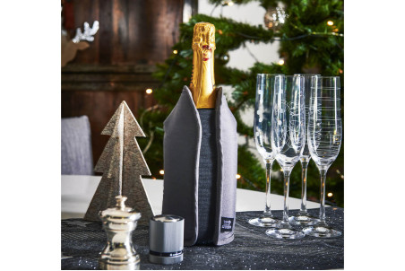 Accessoires champagne Peugeot Bubbles : Rafraîchisseur + bouchon