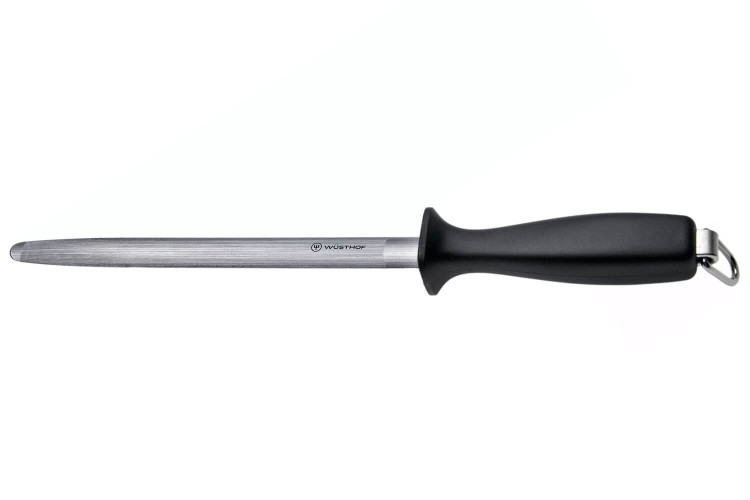 Fusil à aiguiser Wüsthof mèche ovale en acier 20cm grain standard