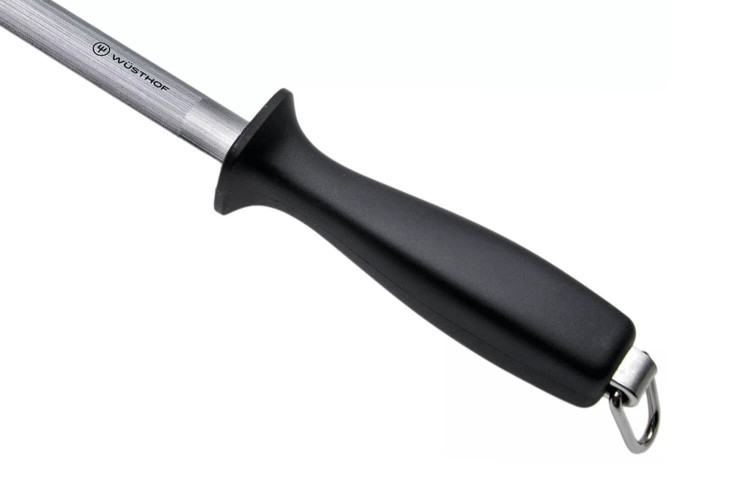 Fusil à aiguiser Wüsthof mèche ovale en acier 20cm grain standard