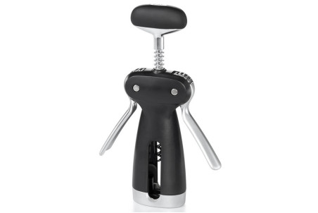 Tire-bouchon à double levier OXO + coupe capsule