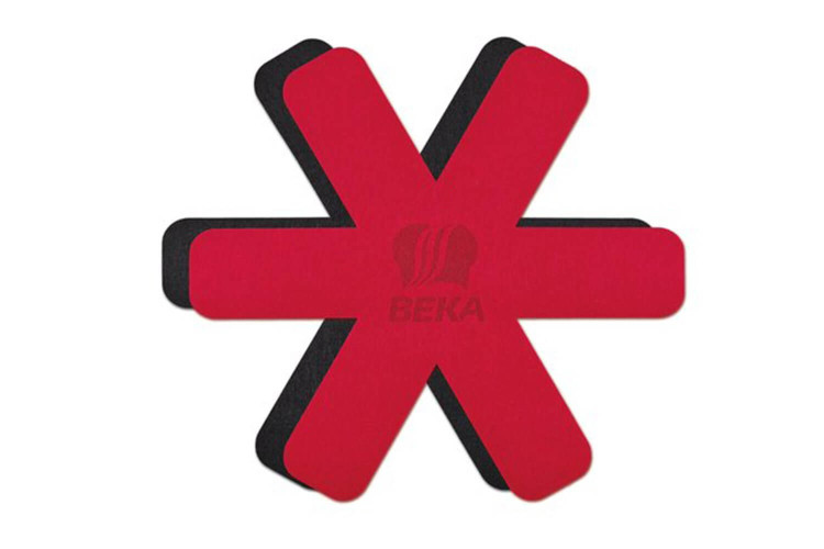 Set de 2 feutrines de protection Beka pour poêle