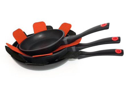 Set de 2 feutrines de protection Beka pour poêle