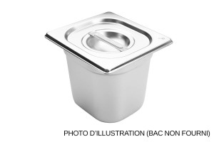 Couvercle pour bacs gastro GN 1/6 Hendi Kitchen Line - 17,6 x 16,2 cm 2