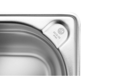 Bac gastronorme inox GN 1/6 Hendi Kitchen Line - 2,4 Litres