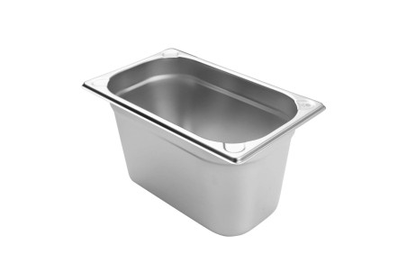 Bac gastronorme inox GN 1/4 Hendi Kitchen Line - 4 Litres