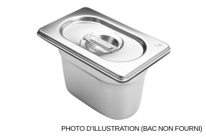 Couvercle pour bacs gastro GN 1/9 Hendi Kitchen Line - 17,6 x 10,8 cm 2