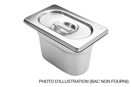 Couvercle pour bacs gastro GN 1/9 Hendi Kitchen Line - 17,6 x 10,8 cm