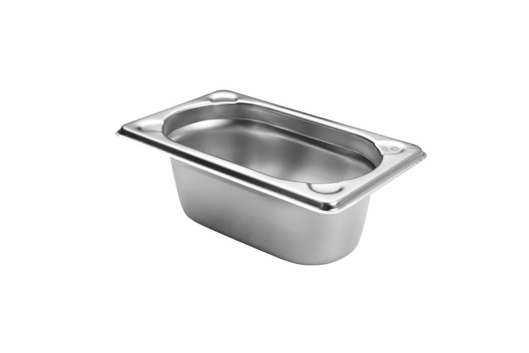Bac gastronorme inox GN 1/9 Hendi Kitchen Line - 0,6 Litre