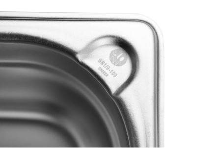 Bac gastronorme inox GN 1/9 Hendi Kitchen Line - 1 Litre
