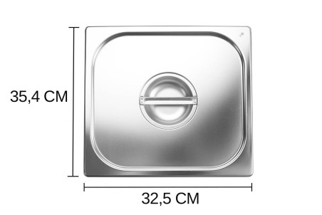 Couvercle pour bacs gastro GN 2/3 Hendi Kitchen Line - 35,4 x 32,5 cm