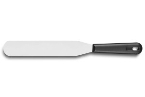 Spatule droite professionnelle Eco acier inox manche synthétique - 20cm