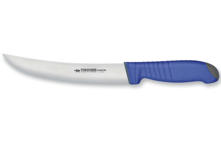 Couteau à parer Fischer Sandvik manche confort - lame courbée 25cm