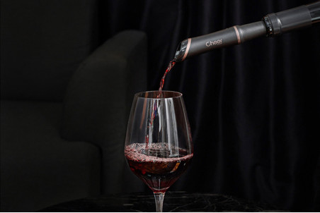 Bec verseur et aérateur à vin Cheer Moda Bouquet - Synthétique et inox