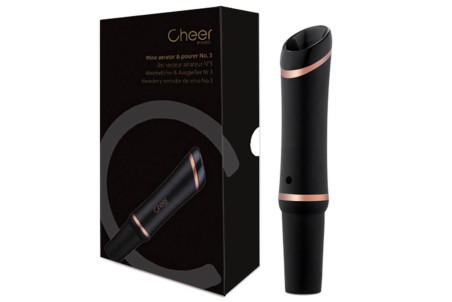 Bec verseur et aérateur à vin Cheer Moda Bouquet - Synthétique et inox