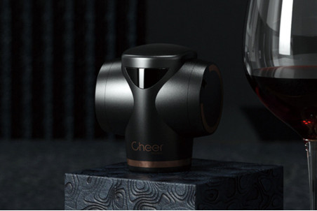 Bouchon pour bouteille de vin Cheer Moda Trooper - Pompe à vide automatique