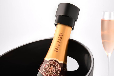 Bouchon pour champagne Cheer Moda Bubble - Noir & Bronze