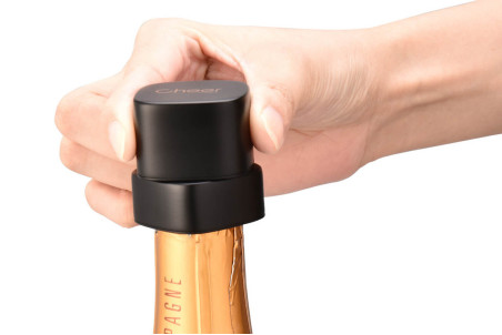 Bouchon pour champagne Cheer Moda Bubble - Noir & Bronze