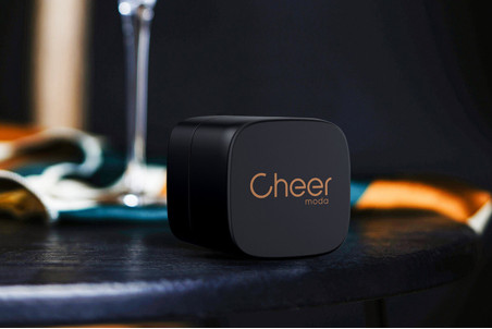 Bouchon pour champagne Cheer Moda Bubble - Noir & Bronze