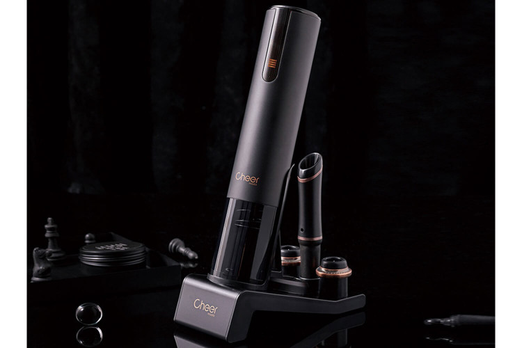 Coffret œnologie Cheer Moda Sommelier - Tire-bouchon automatique et accessoires
