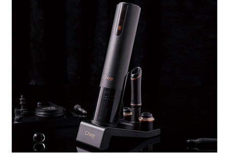 Coffret œnologie Cheer Moda Sommelier - Tire-bouchon automatique et accessoires