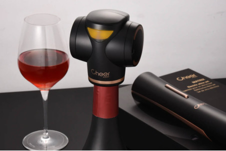 Coffret sommelier Cheer Moda Matrix - Tire-bouchon électrique et accessoires