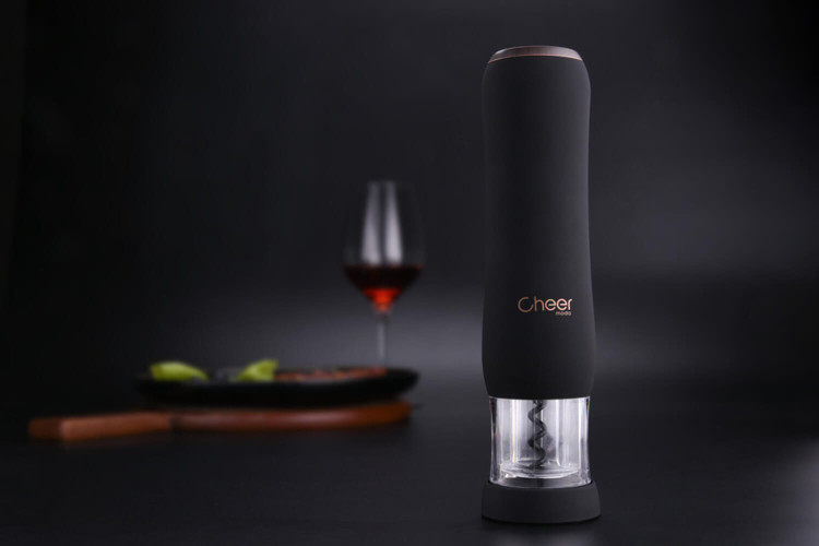 Tire-bouchon rechargeable automatique Cheer Moda Pure + coupe-capsule