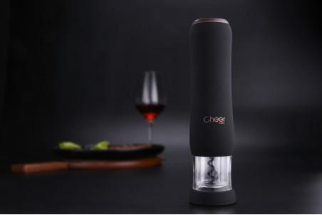 Tire-bouchon rechargeable automatique Cheer Moda Pure + coupe-capsule
