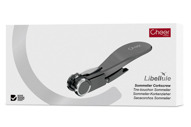 Tire bouchon double levier Libellule Cheer Moda - Acier