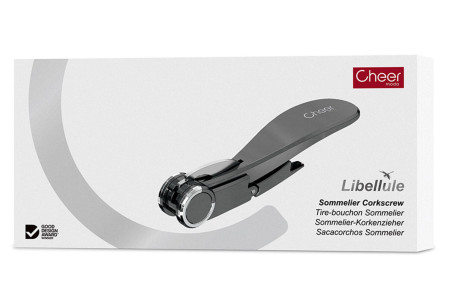 Tire bouchon double levier Libellule Cheer Moda - Acier