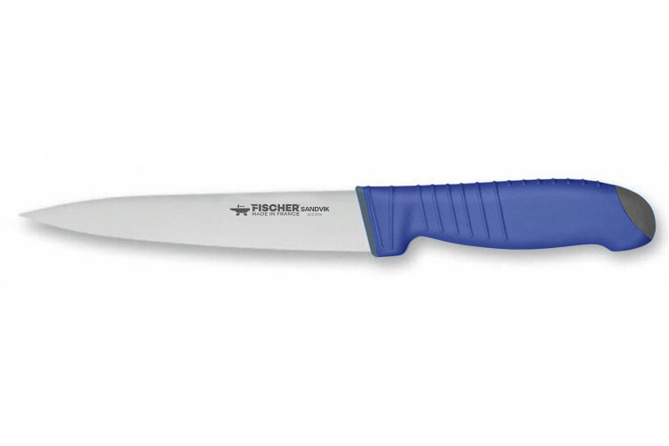 Couteau à saigner Fischer Sandvik manche confort - lame 23cm