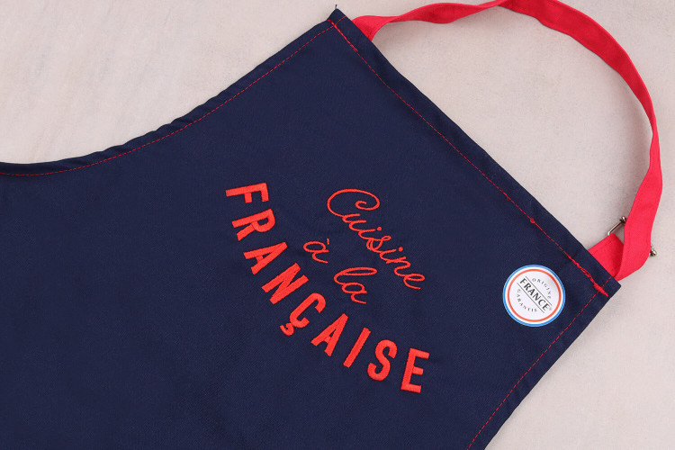 Tablier en coton Tissage de l'Ouest Marie conçu en France - Cuisine à la Française