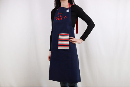 Tablier en coton Tissage de l'Ouest Marie conçu en France - Cuisine à la Française