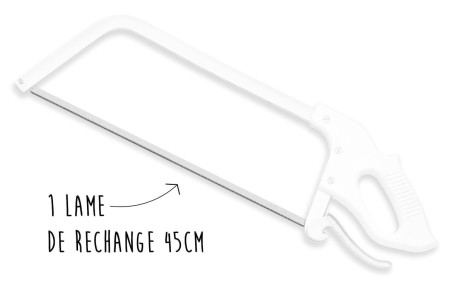 Lame de rechange pour scie Américaine Fischer en acier carbone 45cm