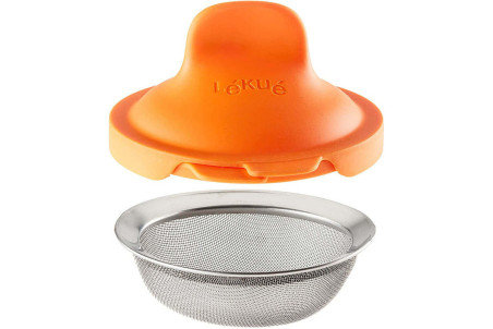 Set de 2 pochoirs à oeuf Lékué en silicone et inox