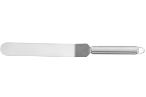 Spatule coudée en acier inoxydable Cristel POC - Compatible lave-vaisselle